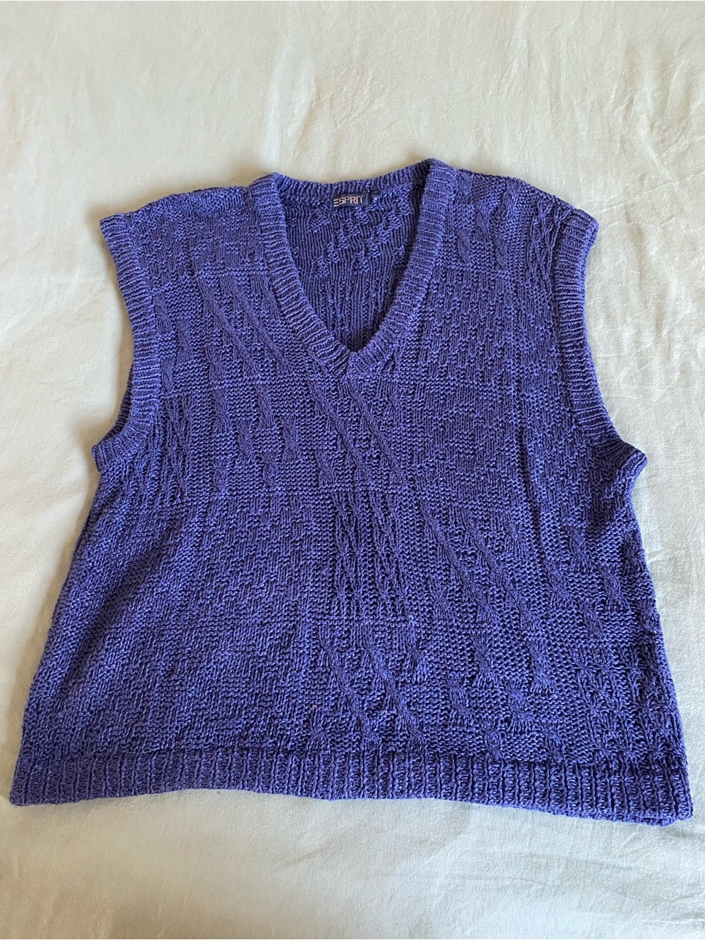 Esprit Navy Knit Sweater Vest